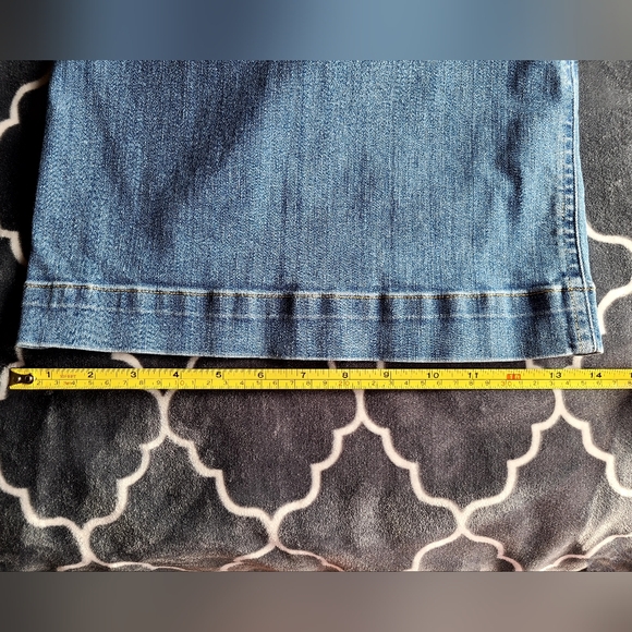 SPANX Pull-on High Waist Wide Leg Denim Jeans 💙❤️ - Picture 13 of 15